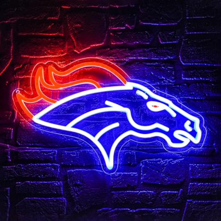 Garage Lighting Decor - Duvar Dekoru için Futbol Neon Tabelası,