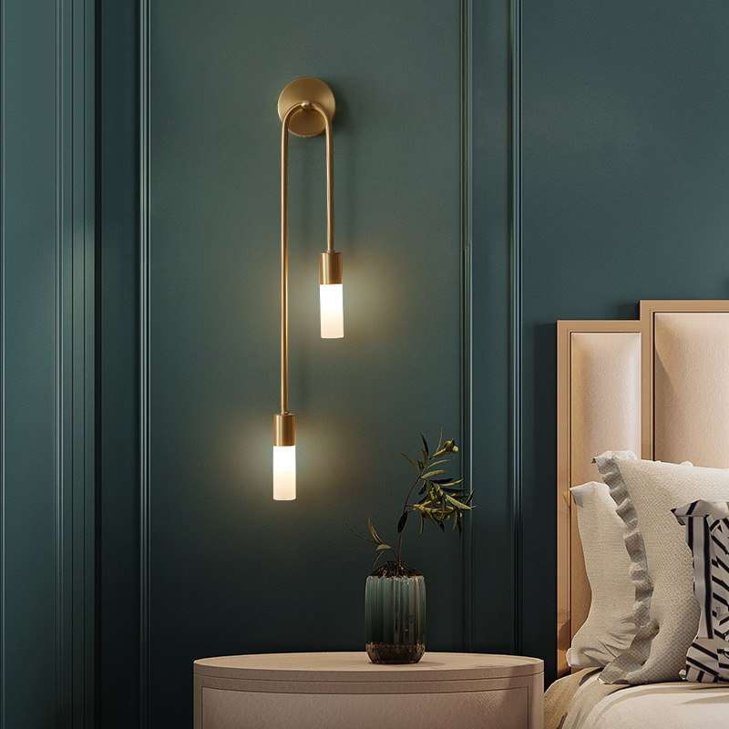 Lighting Decoration In Bedroom - Retro Arka Plan Oturma Odası Koridor