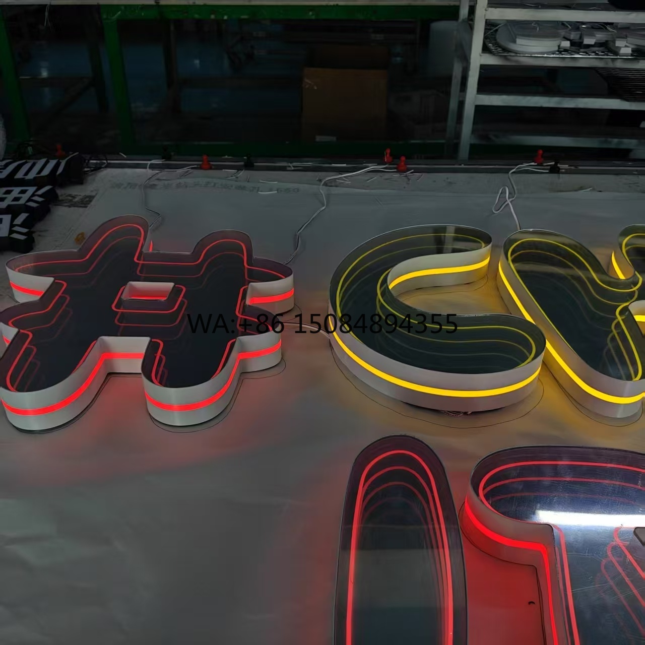 Neon Sign Custom Led - Özelleştirilmiş Sonsuzluk Neon Tabela LED 3D