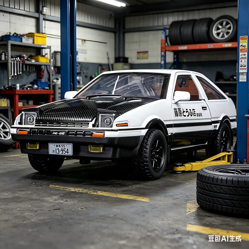 Decor Lighting Returns - 1:30 ölçekli simülasyon Toyota AE86 alaşımlı