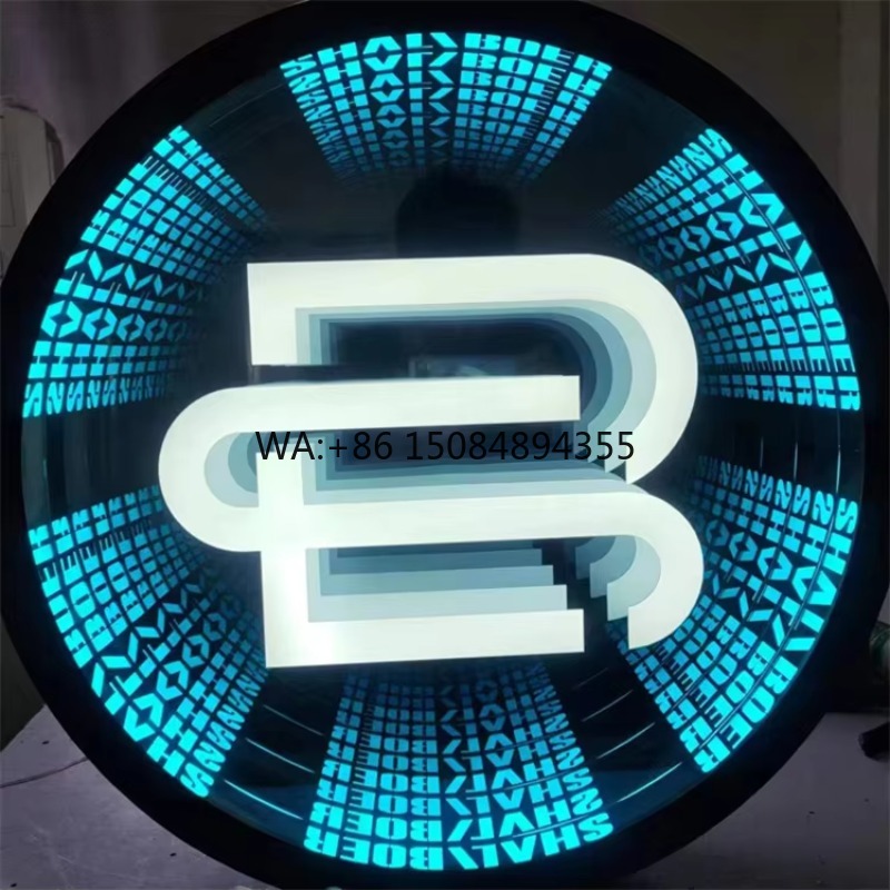 Neon Sign Custom Led - Ücretsiz Tasarım Özelleştirilmiş Sihirli Sonsuzluk Aynalı