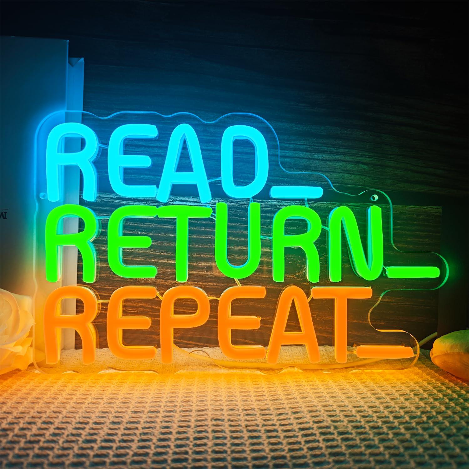 Decor Lighting Returns - Oku Geri Döndür Tekrarla Neon Tabela