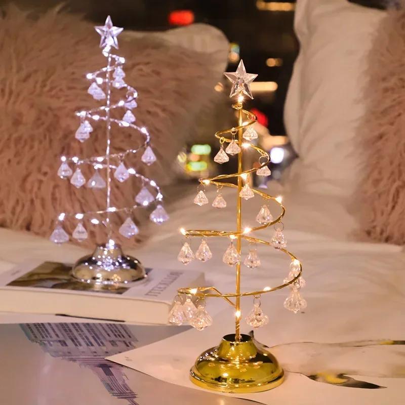Pendant Lighting Christmas Decor - Noel LED Kristal Noel Ağacı Elmas