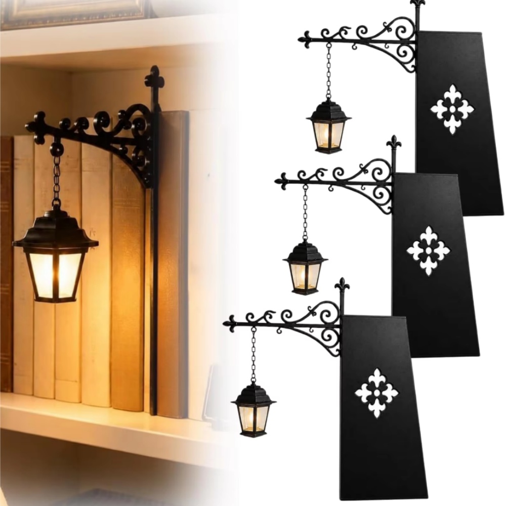 Lighting Decor - Kütüphane Feneri Dekoratif Kitaplık Aydınlatması Retro