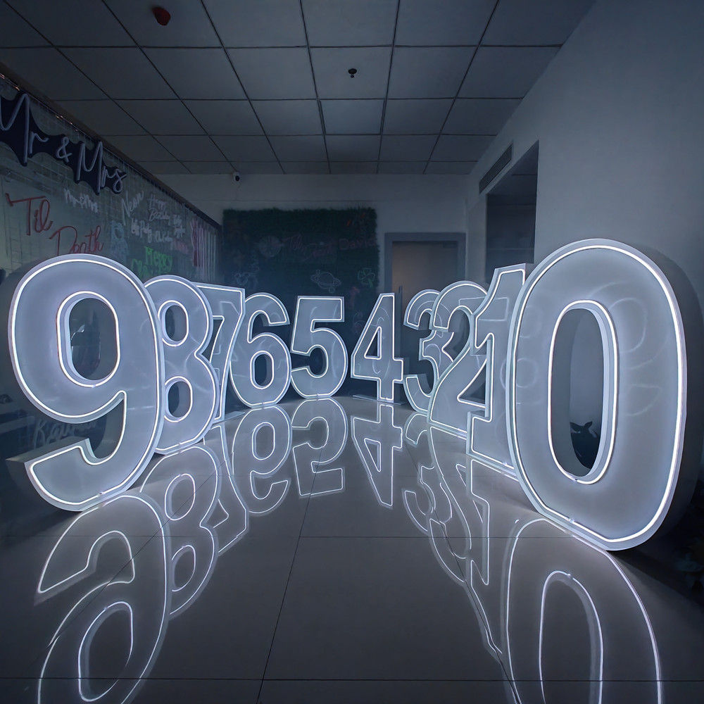 Neon Sign Custom Led - Ayaklı LED Neon Tabela Özel Harf
