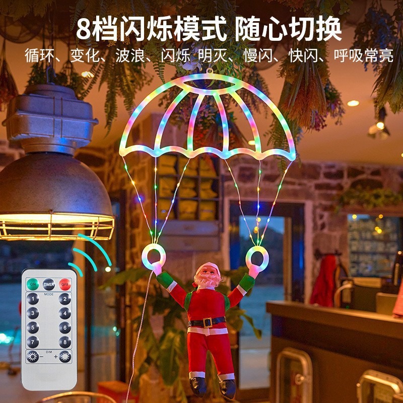 LED Noel Baba Paraşütü Şeklind - Pendant Lighting Christmas Decor incelemesi ve fiyatı
