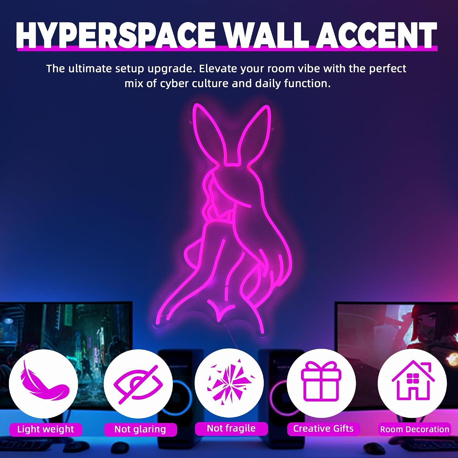 Seksi Tavşan Kız Neon Tabela K - Garage Lighting Decor incelemesi ve fiyatı