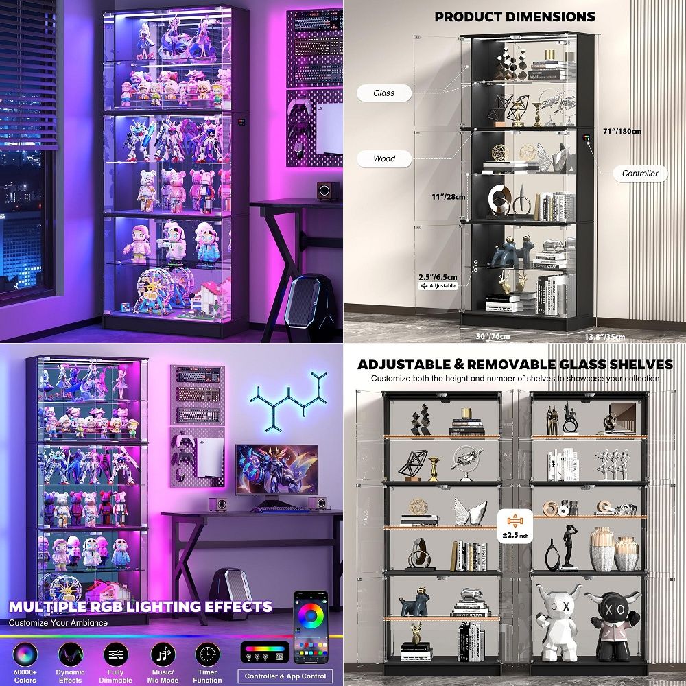 Cam Kapılı Vitrin, 6 Katlı 71  - Lighting & Home Decor Studio Photos incelemesi ve fiyatı