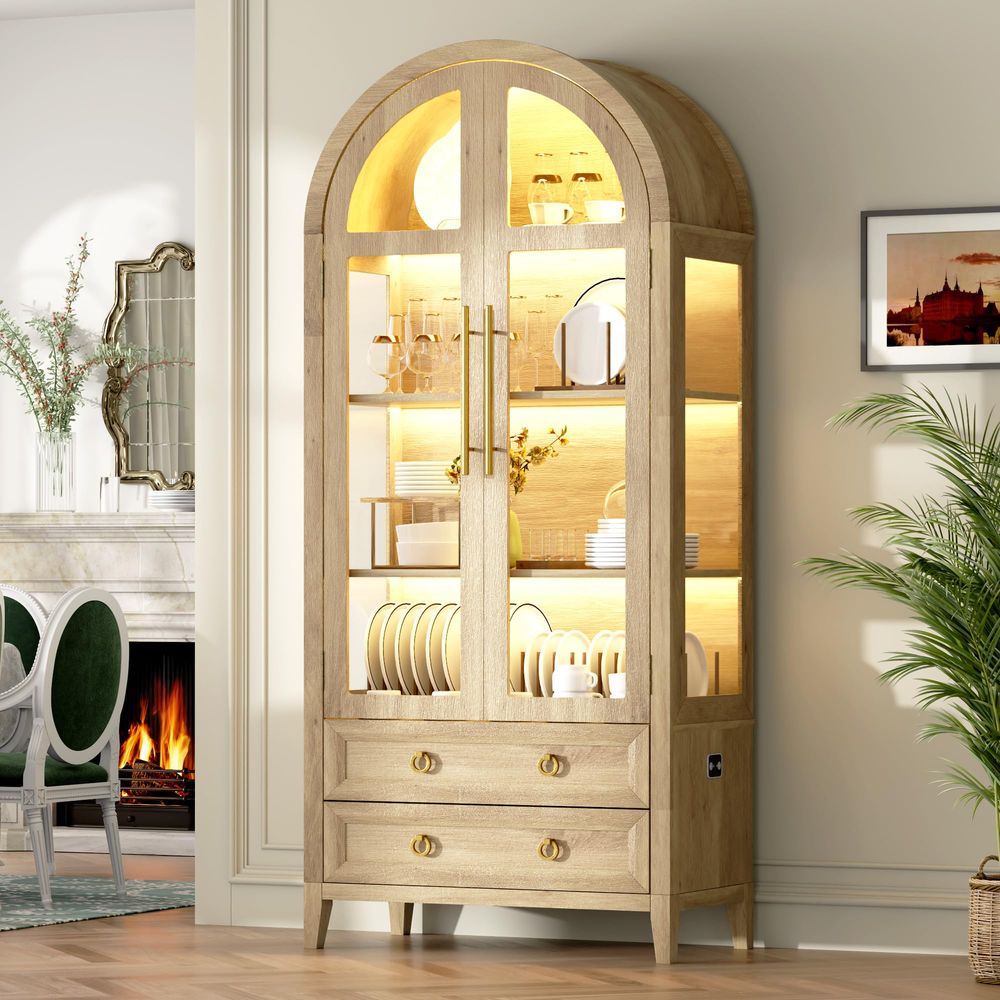 71 Kemerli Cam Kapılı Antika D - Lighting & Home Decor Studio Photos incelemesi ve fiyatı