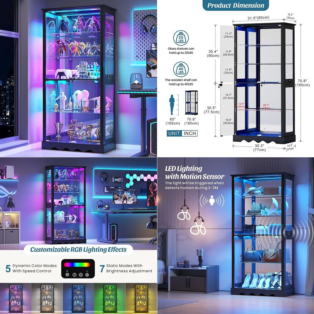 Cam Kapılı Vitrin, 6 Katlı 71  - Lighting & Home Decor Studio Photos incelemesi ve fiyatı