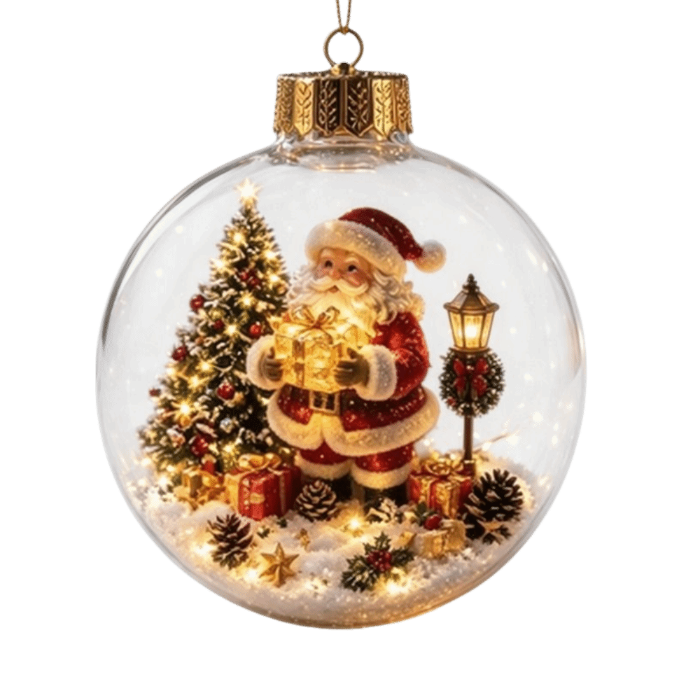 Akrilik Malzemeden Işıklı Şeff - Pendant Lighting Christmas Decor incelemesi ve fiyatı