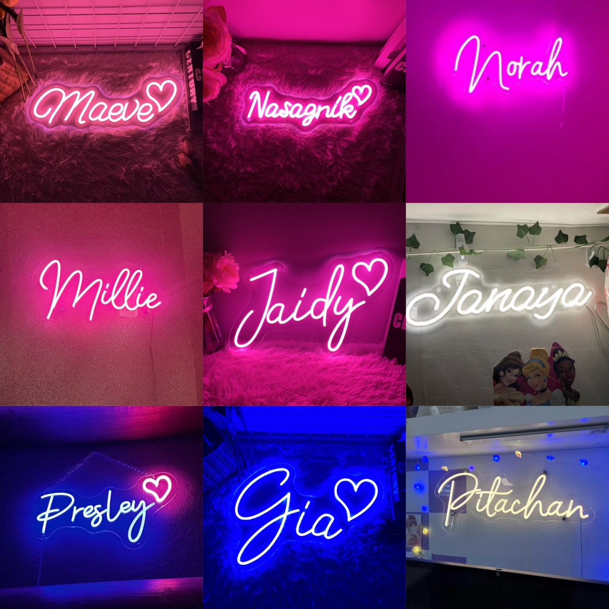 Özel Neon Led Çocuk Adı Neon I - Neon Sign Custom Led incelemesi ve fiyatı