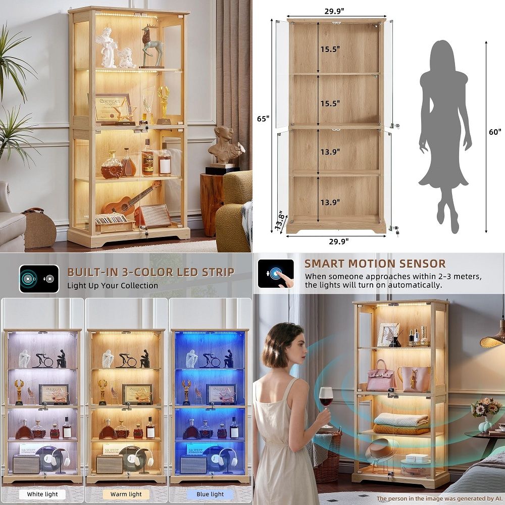 Çiftlik Evi Tipi Camlı Vitrin  - Lighting & Home Decor Studio Photos incelemesi ve fiyatı
