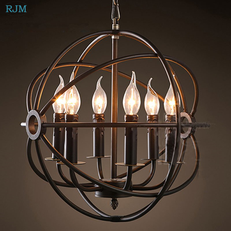 Amerikan Endüstriyel Loft Mum  - Lzpz Rui Decor Lighting Store incelemesi ve fiyatı