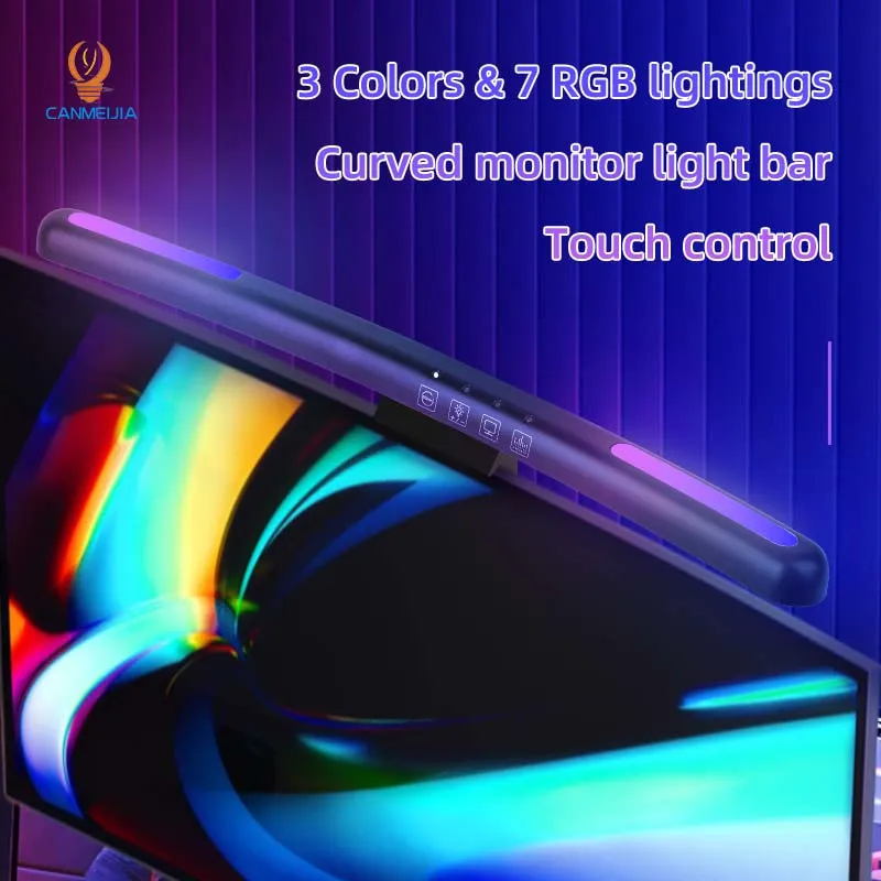 Kavisli LED monitör işık çubuğ - Touch Dimmer Lamp incelemesi ve fiyatı
