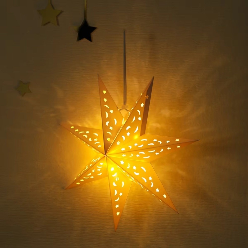 Yeni Yıl Dekoru Oymalı Yıldız  - Pendant Lighting Christmas Decor incelemesi ve fiyatı